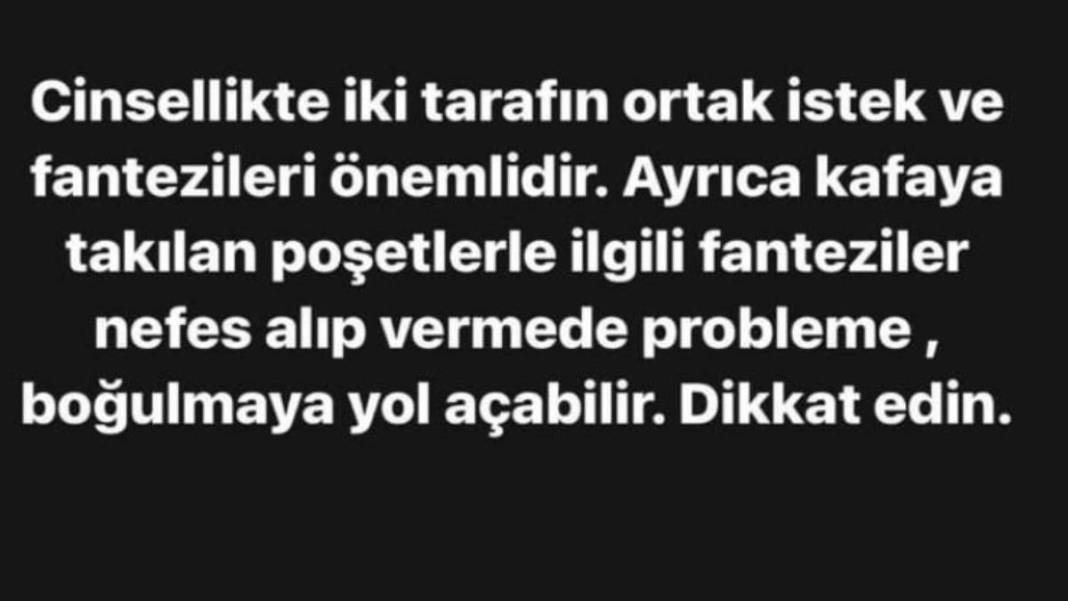 Esra Ezmeci gelen itirafla küçük dilini yuttu! Sosyal medya bu fantezi itirafı ile çalkalanıyor: Kocam kafama poşet geçirip... 5